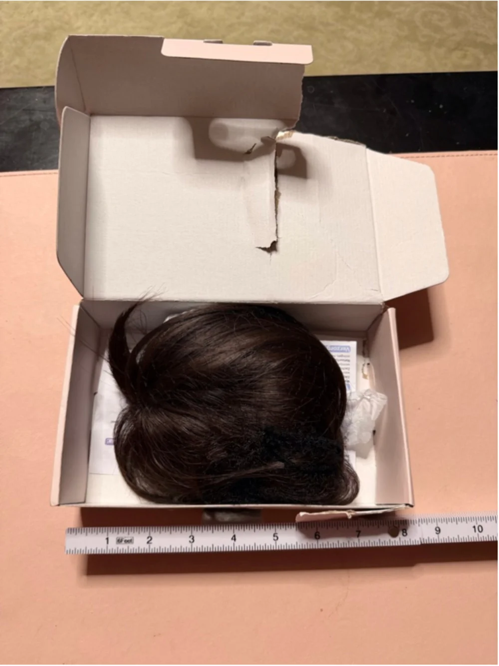 SEGO Dark Brown Human Hair Topper Wiglet - Picture 13 of 16